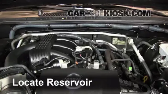 2011 Nissan Xterra S 4.0L V6 Liquide essuie-glace Ajouter du liquide